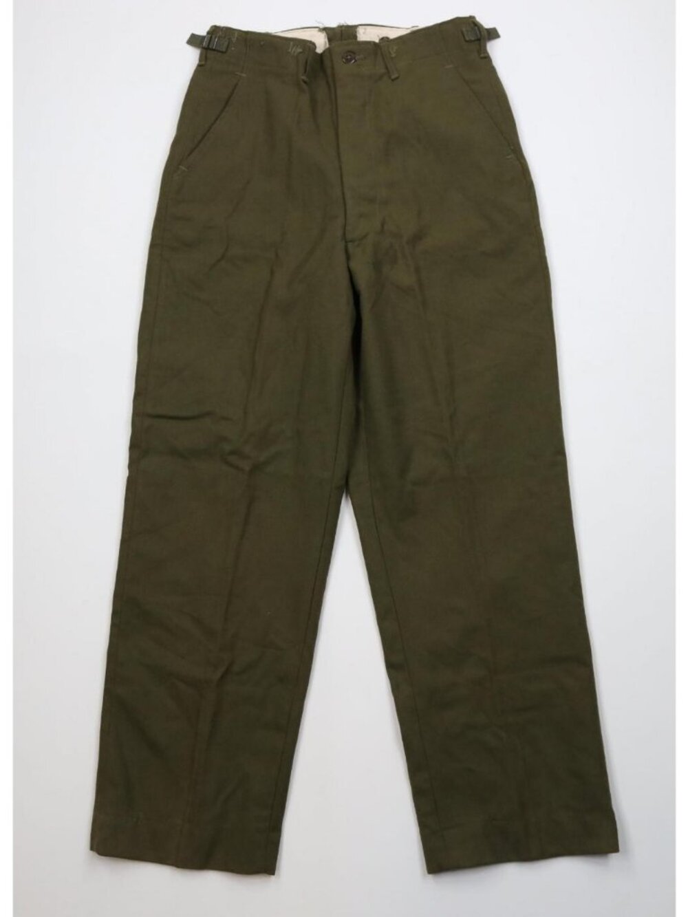Vintage 50s Korean War Mens Small Regular Wool M1951 Wide Leg Field Trousers USA